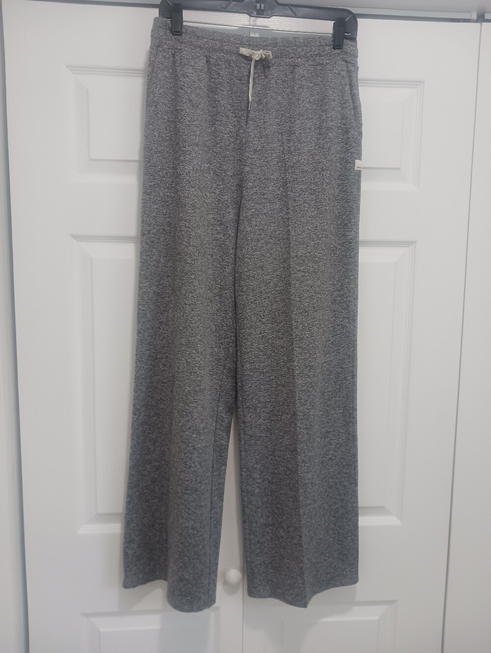 Women's Wide-Leg Knit Lounge Pants - Gray